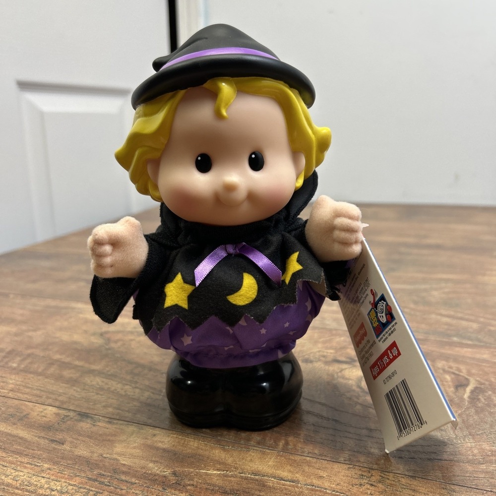 Fisher Price Little People Halloween Witch Sarah Lynn Spooky Sounds Doll New VTG - Picture 1 of 15